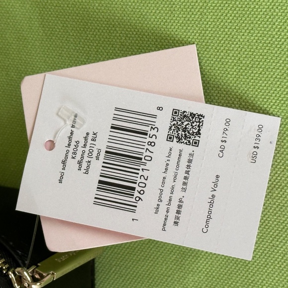 KATE SPADE STACI LEATHER JEWELRY BOX:NWT BLACK - Picture 6 of 14